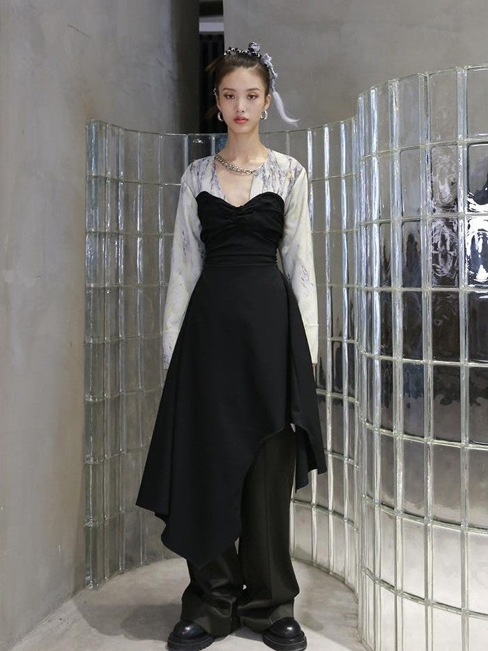 Jnylon studios Solid Draped Cup Adjustable Tie Women's High Waist Strapless Maxi Dresses