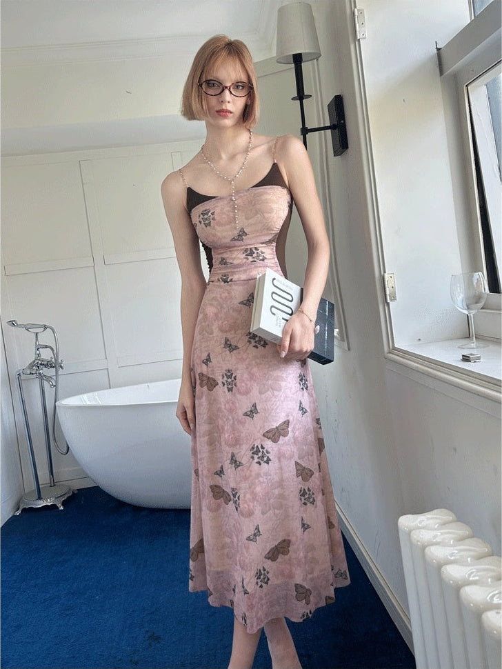 GGLOYDIUS_Butterfly_Floral_French_Vintage_A_Line_Women's_High_Waist_Slip_Maxi_Dresses_782026219242_MISSTT