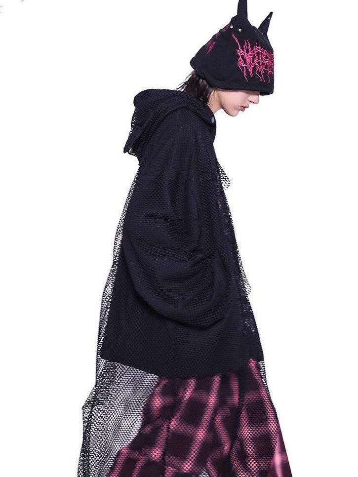 PINKSPINK Cat Ear Heavy Letter Embroidered Women's Cotton Knit Beanies