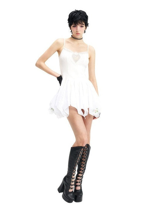 NextPassport_MOF_Ivory_Swan_Embroidery_Lace_Trim_Ballet_Hem_Women's_Cotton_Halter_Midi_Dresses_923990708457_MISSTT