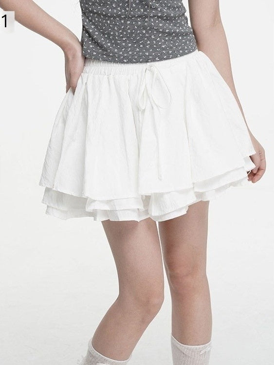 VEEMIX_Pleated_Ballerina_A_Line_Tie_Detail_Women's_Regenerated_Cellulose_Mini_Skirts_1028488765057_MISSTT