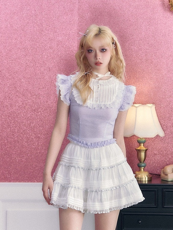 Kyouko_Baby_Lavender_Vintage_Sweet_Flutter_Short_Sleeve_Women's_Matching_Skirt_Sets_769119863811_MISSTT