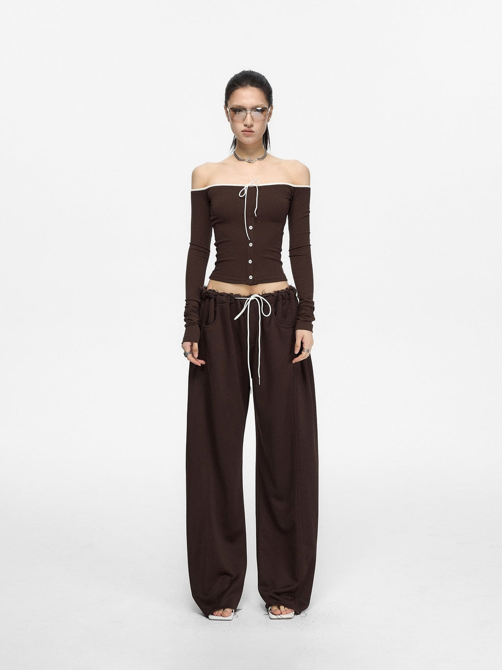 Fanptntox_Satin_Brushed_Raw_Hem_Wide_Leg_Women's_Viscose_Drawstring_Pants_950190015462_MISSTT