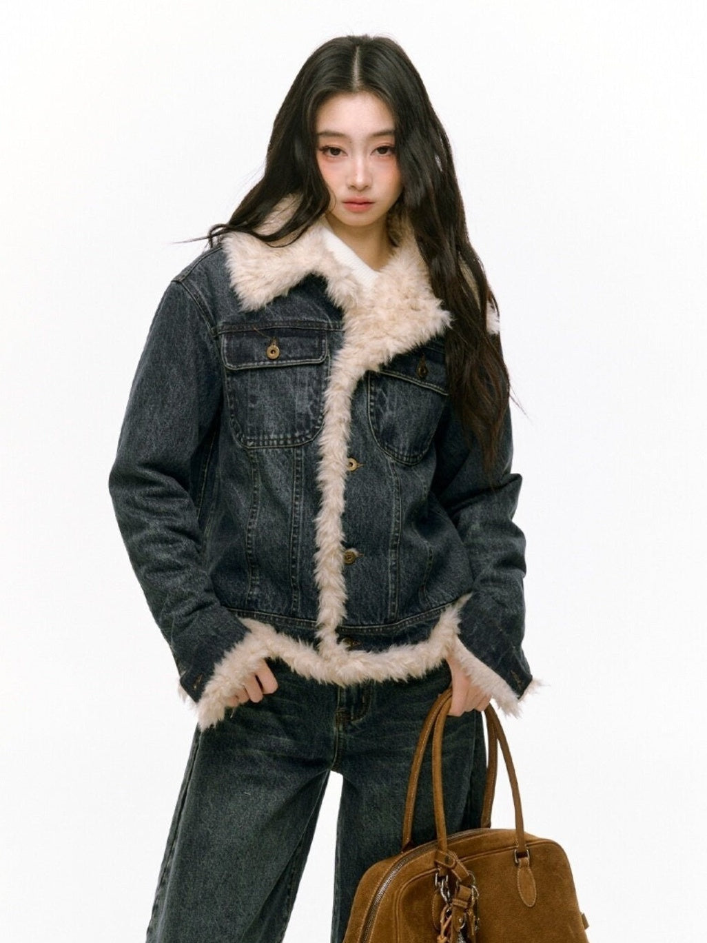 RedBling_American_Vintage_Fur_Collar_Quilted_Short_Women's_Denim_Jackets_848156794814_MISSTT