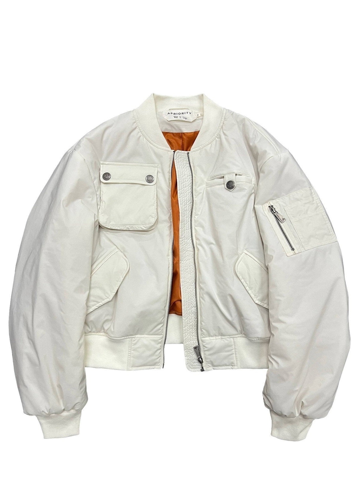 APRIORITY_White_Ma-1_Bomber_Loose_Fit_Women's_Polyester_Casual_Jackets_856181534485_MISSTT
