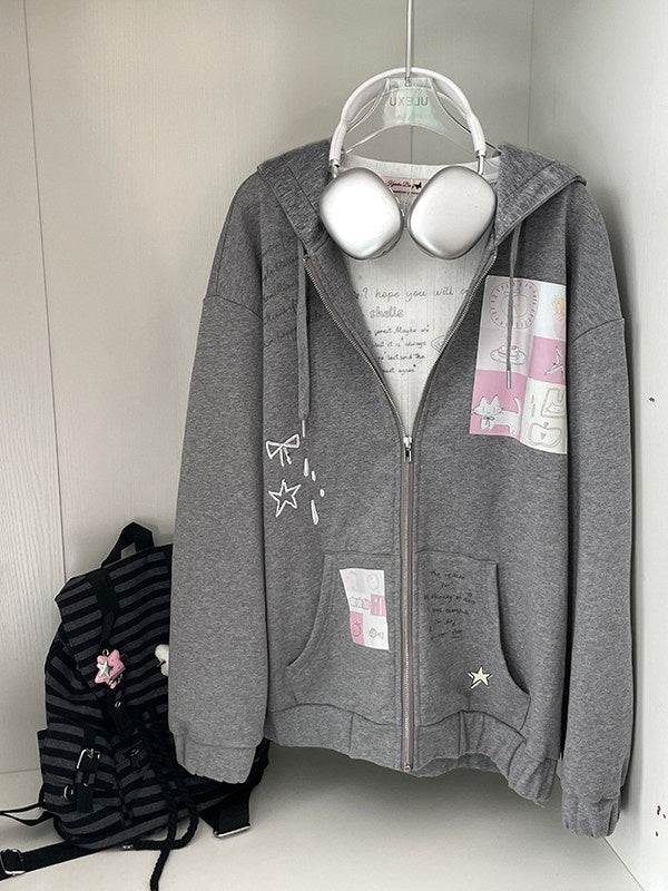 Kyouko_Baby_Gray_Girl_Aesthetic_Oversized_Loose_Short_Cropped_Hem_Women's_Zip-up_Hoodies_848832175435_MISSTT