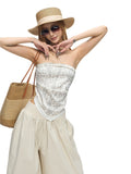 Fanptntox_White_Leopard_Satin_Scarf_Triangle_One_Shoulder_Slim_Crop_Women's_Tube_Tops_1044078886737_MISSTT