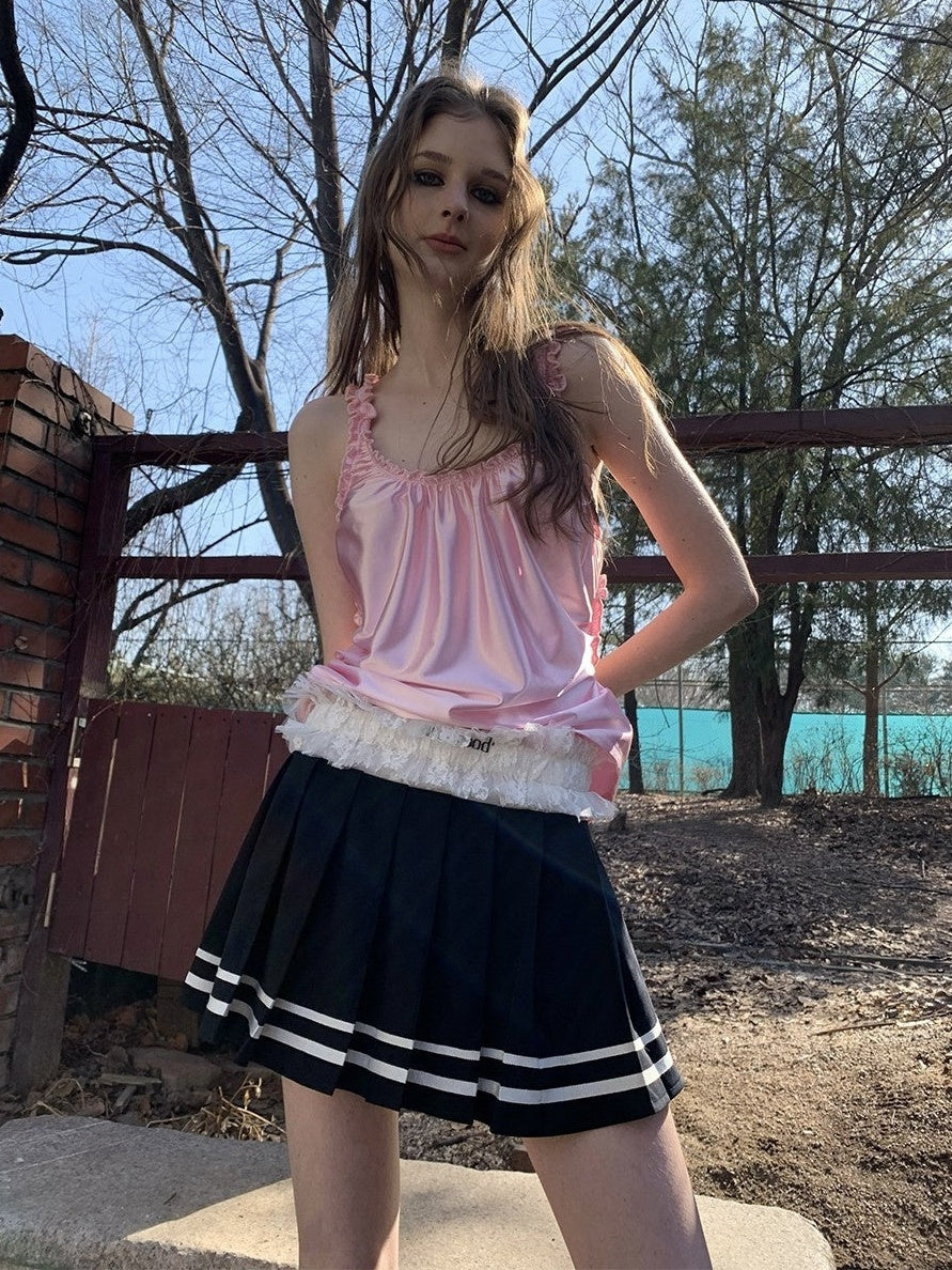 UNIVERSE_White_Floral_Lace_Openwork_A_Line_Mid_Waist_Women's_Polyester_Tulle_Skirts_773031265391_MISSTT