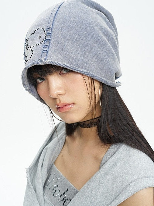 NextPassport_MOF_Blue_Gray_Vintage_Washed_Distressed_Rhinestone_Cartoon_Women's_Knit_Beanies_918012658129_MISSTT