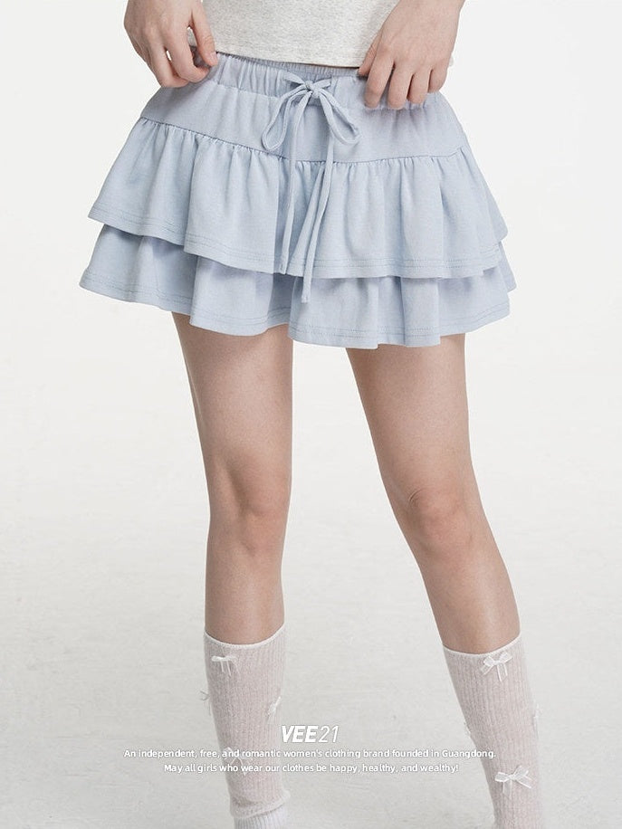 VEEMIX_Double_Layer_Pleated_Tiered_A_Line_Low_Waist_Women's_Cotton_Mini_Skirts_1026877287233_MISSTT