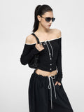 Fanptntox_Contrast_Drawcord_One_Shoulder_Knit_Women's_Viscose_Long_Sleeve_T-shirts_950339862881_MISSTT