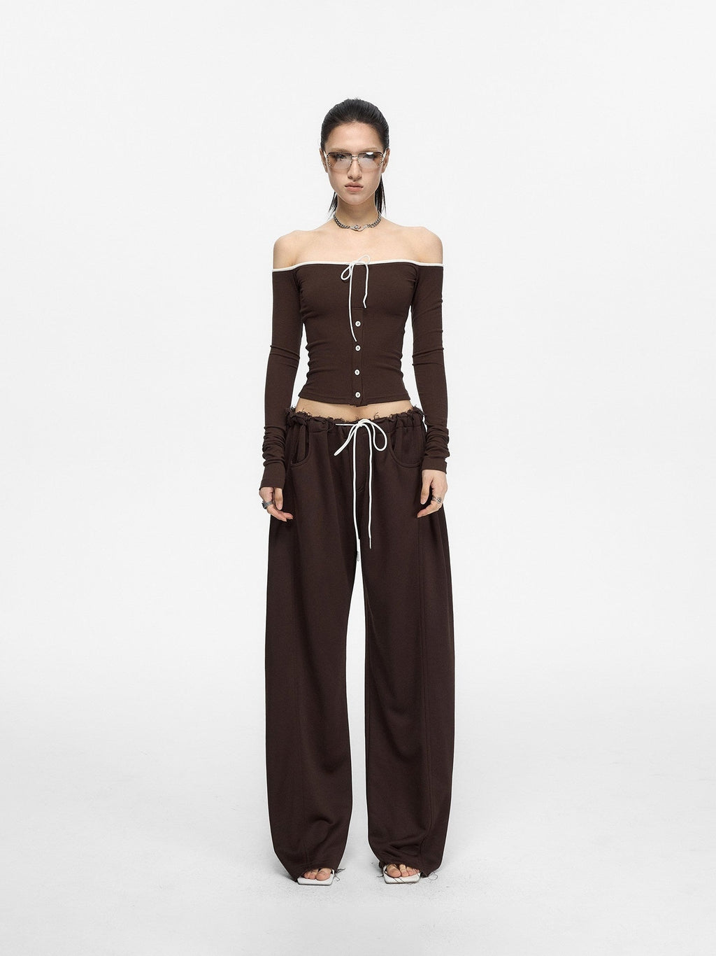 Fanptntox_Contrast_Drawcord_One_Shoulder_Knit_Women's_Viscose_Long_Sleeve_T-shirts_950339862881_MISSTT