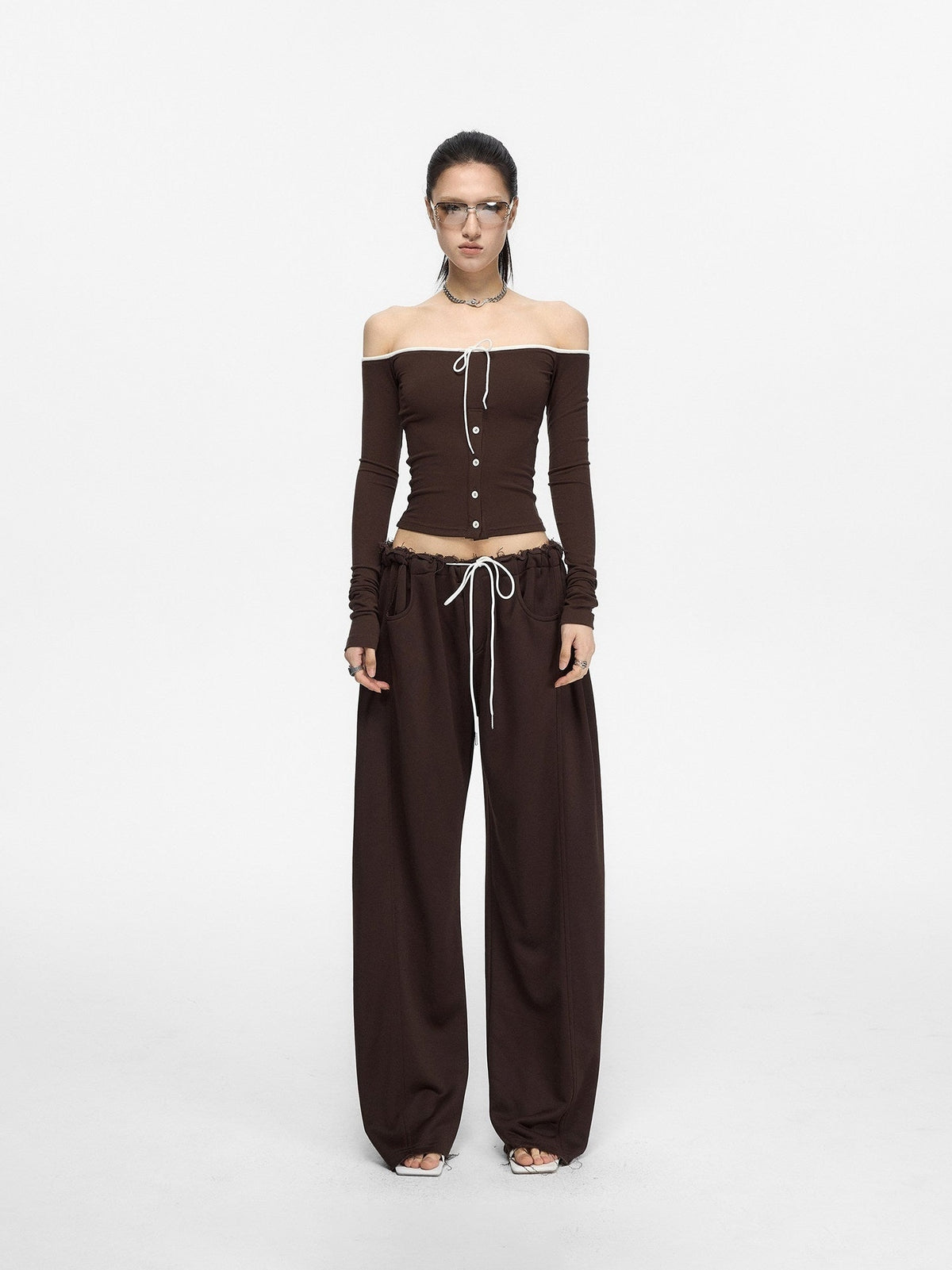 Fanptntox_Contrast_Drawcord_One_Shoulder_Knit_Women's_Viscose_Long_Sleeve_T-shirts_950339862881_MISSTT