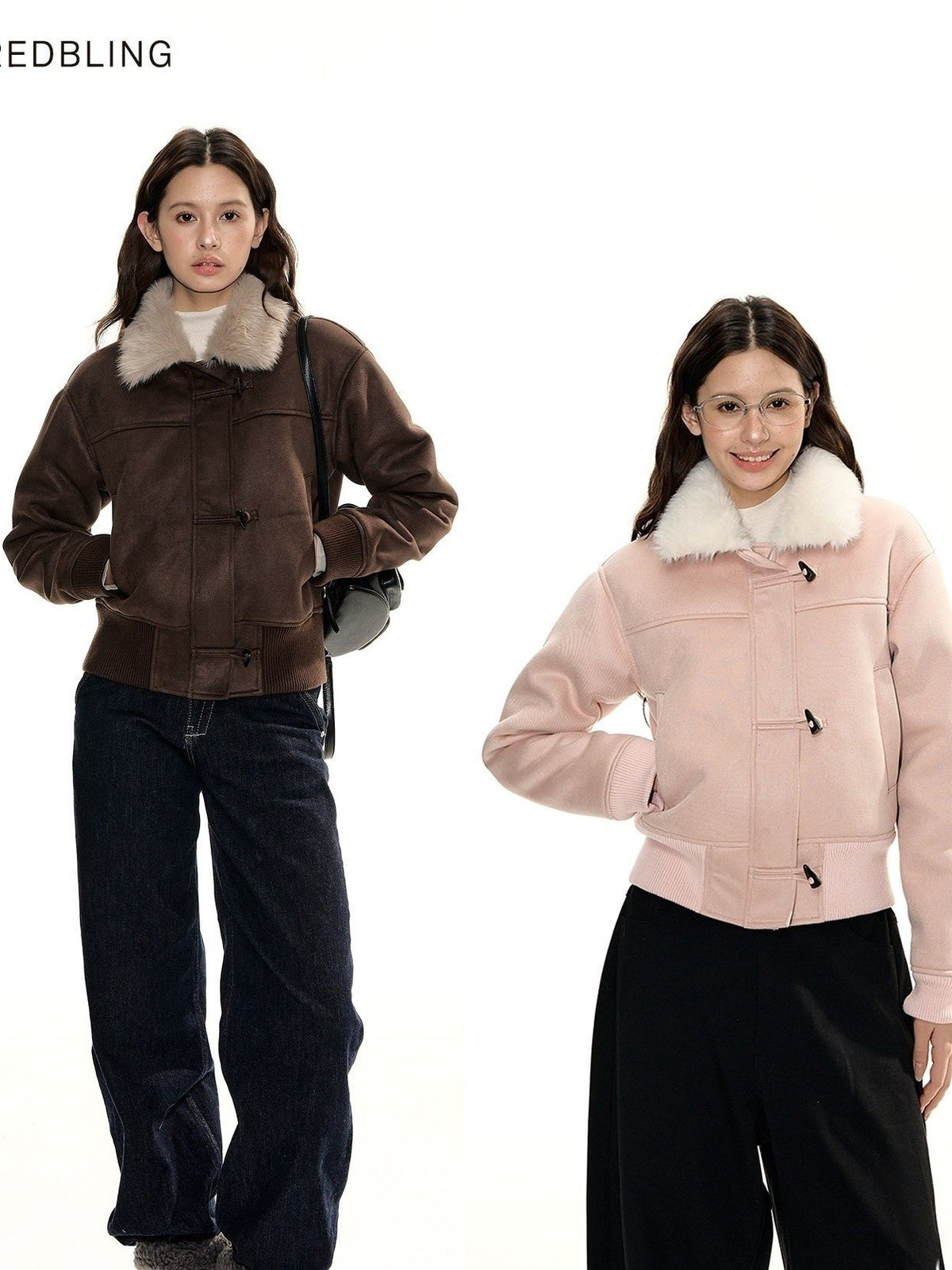 RedBling_Two_Tone_Toggle_Fur_Collar_Fleece_Lined_Women's_Polyester_Cropped_Jackets_995176982644_MISSTT