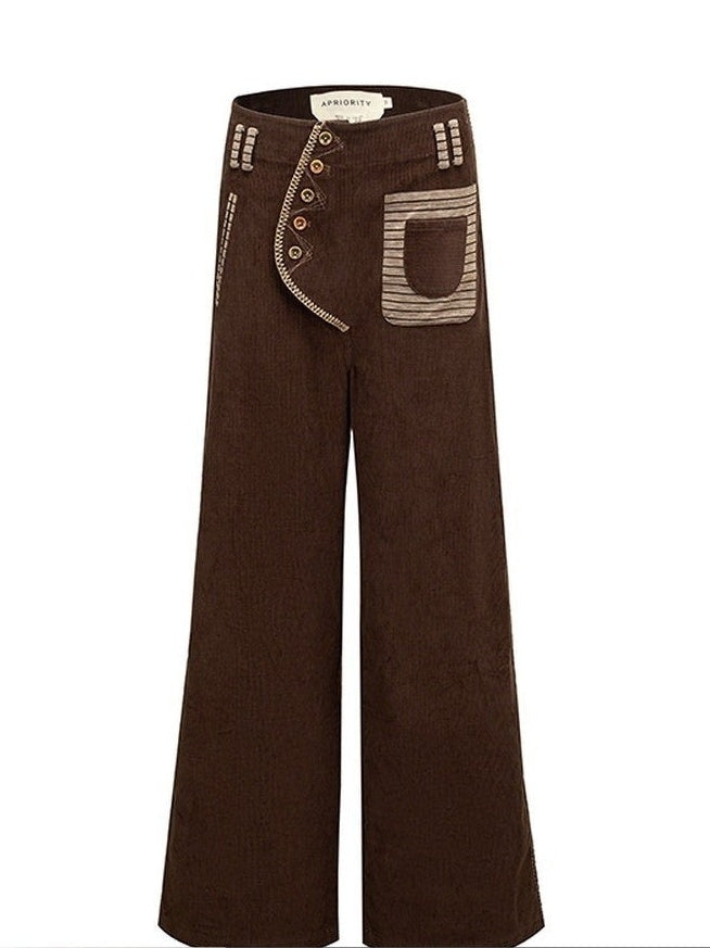 APRIORITY_Asymmetric_Pocket_Curved_Zip_Fly_Corduroy_Women's_Mid_High_Rise_Loose_Chinos_967144214925_MISSTT