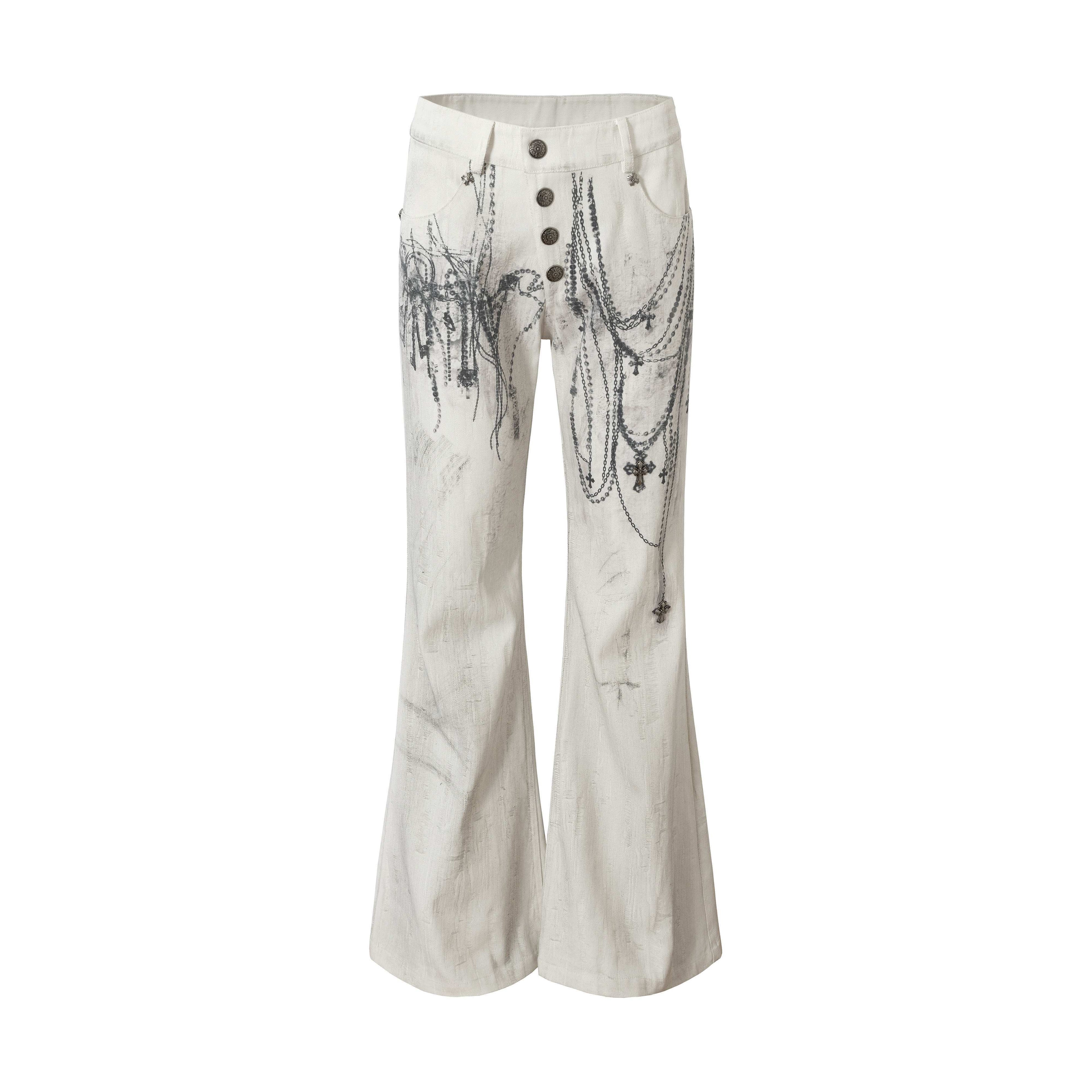 NO_ROMANCE_Dyed_Punk_Washed_White_Loose_Fit_Natural_Waist_Cotton_Women_Wide-Leg_Jeans_MISSTT