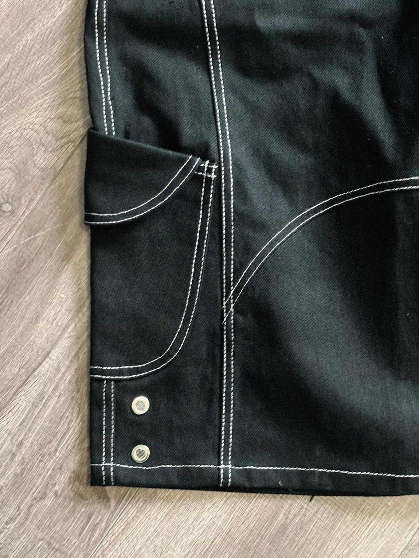 PAIKI 100 Percent Cotton Loose Fit Pocket Topstitch Mid Rise Men Casual Short Trousers