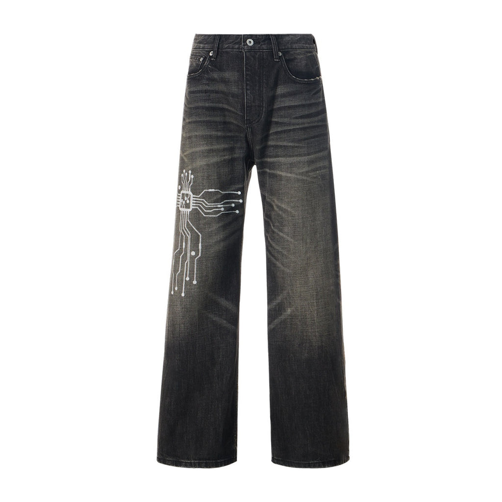 EMOBROTHER_Wrinkle_Free_Whiskered_Printed_Mid_Rise_Relaxed_Casual_Cotton_Straight_Jeans_MISSTT