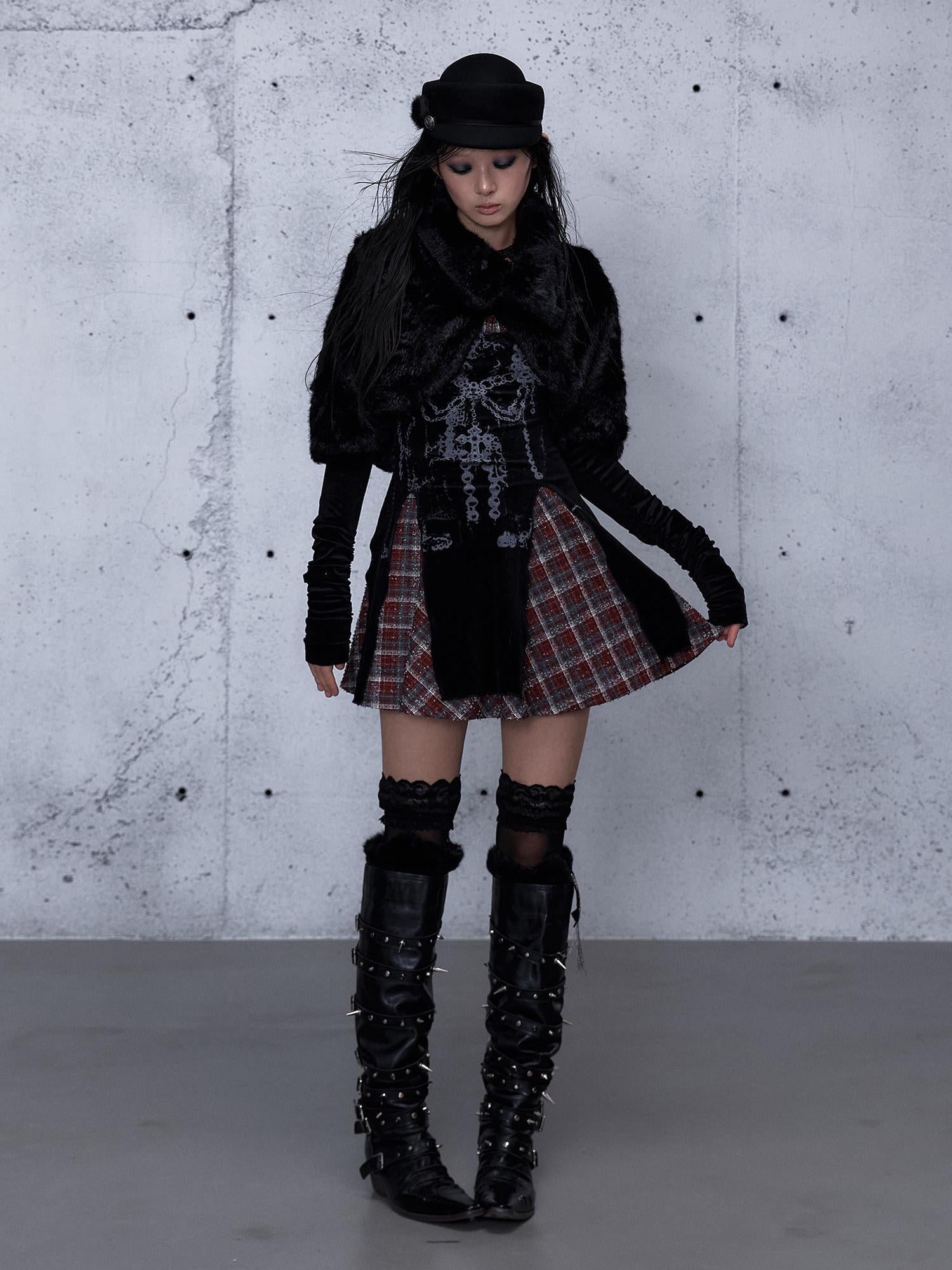 NO ROMANCE Vintage Puff Sleeve Square Neck Slim A Line Citywalk Party Casual Mini Dresses
