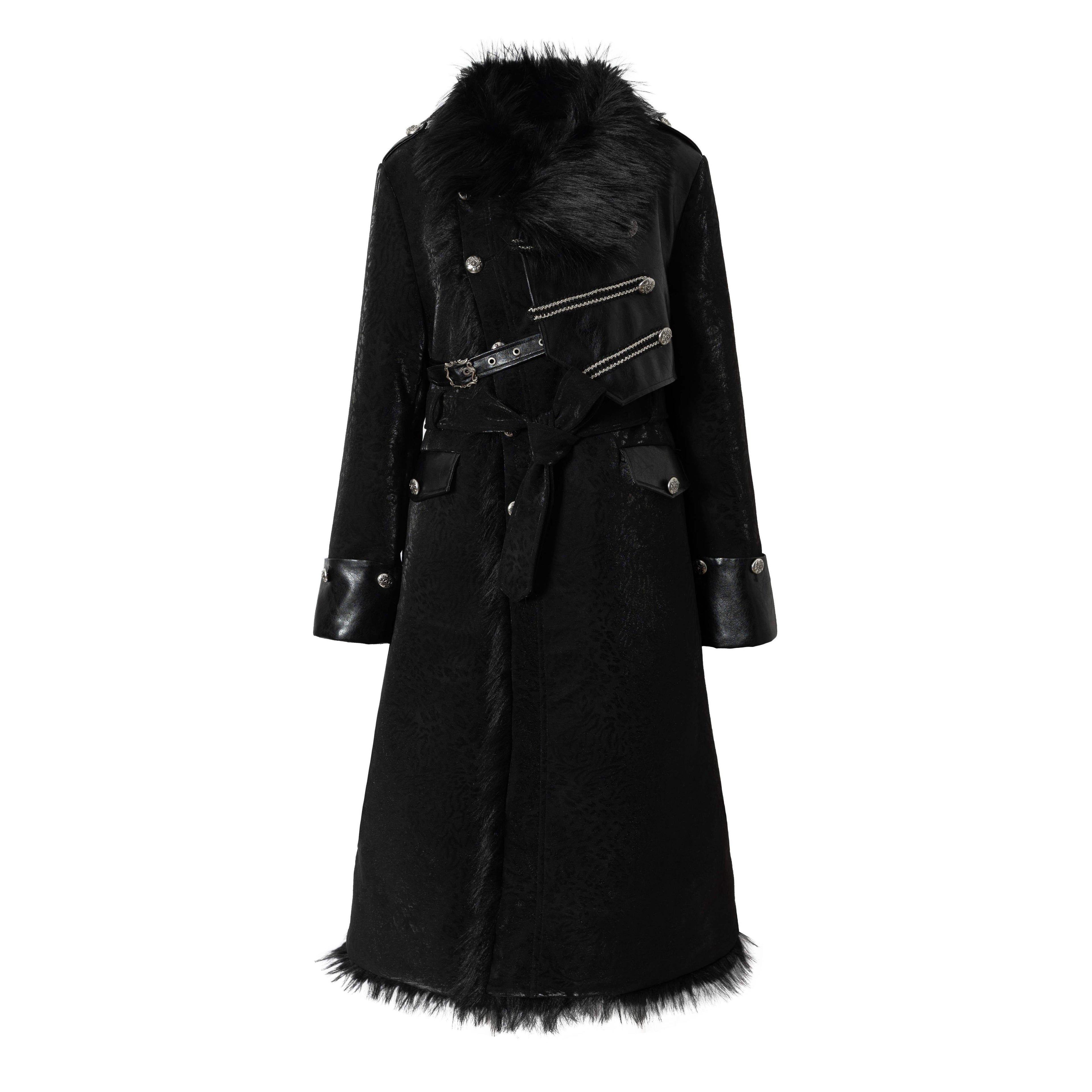 NO_ROMANCE_Reversible_Leopard_Print_Punk_Loose_Double_Breasted_Women_Midlength_Long_Coats_MISSTT