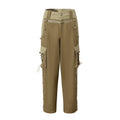 NO_ROMANCE_Pure_Cotton_Punk_Patchwork_Loose_Fit_Natural_Waist_Button_Fly_Women_Pants_Chinos_MISSTT