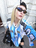22_doodle_Blue_White_Striped_Mesh_Panel_Women's_Polyester_Oversized_T-shirts_1058690097920_MISSTT