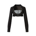 NO_ROMANCE_Original_Design_Slim_Fit_Printed_Zipper_Long_Sleeve_Women_Black_Blouses_MISSTT