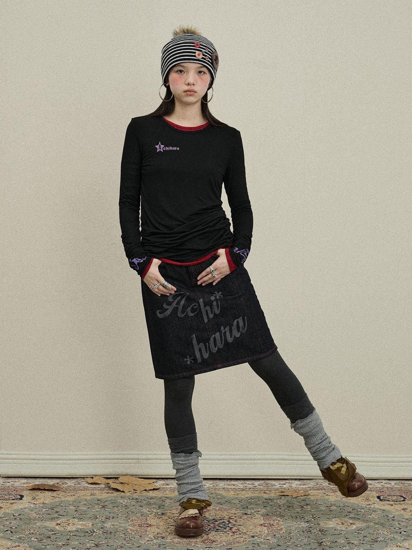 Achihara Jelly 2 0 Four Color Commuter Women'S Modal Long Sleeve T-Shirts