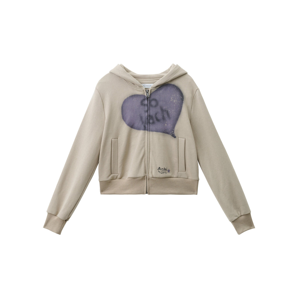Achihara_Weekend_Lettering_Cropped_Hooded_Straight_Fit_Women'S_Cotton_Hoodies_MISSTT