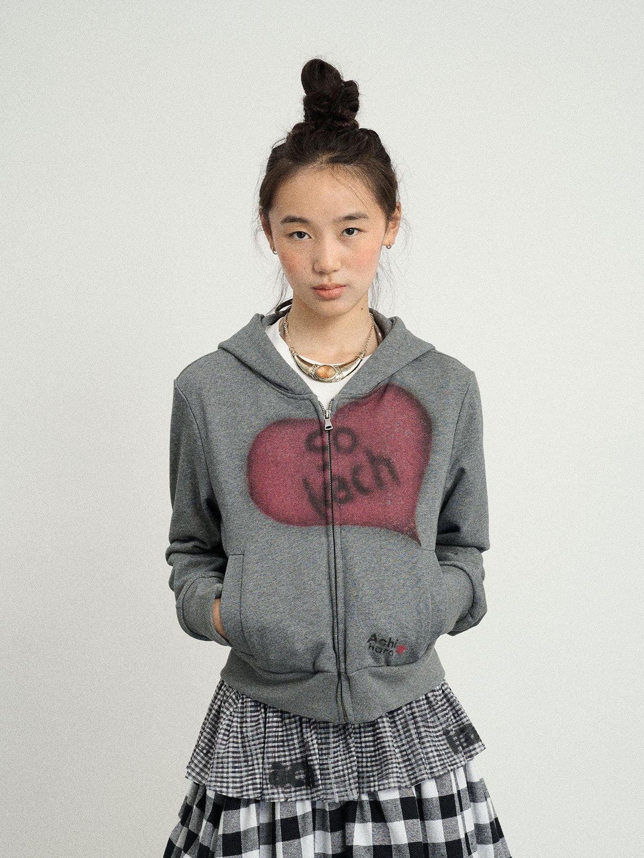 Achihara Weekend Lettering Cropped Hooded Straight Fit Women'S Cotton Hoodies