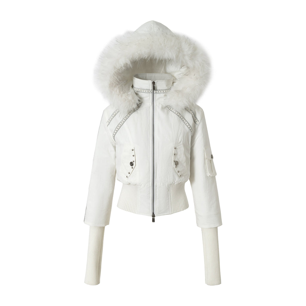 NO_ROMANCE_Edgy_Punk_Slim_Fit_Hooded_Cropped_Short_Sleeve_Zipper_Women_Puffer_Jackets_MISSTT