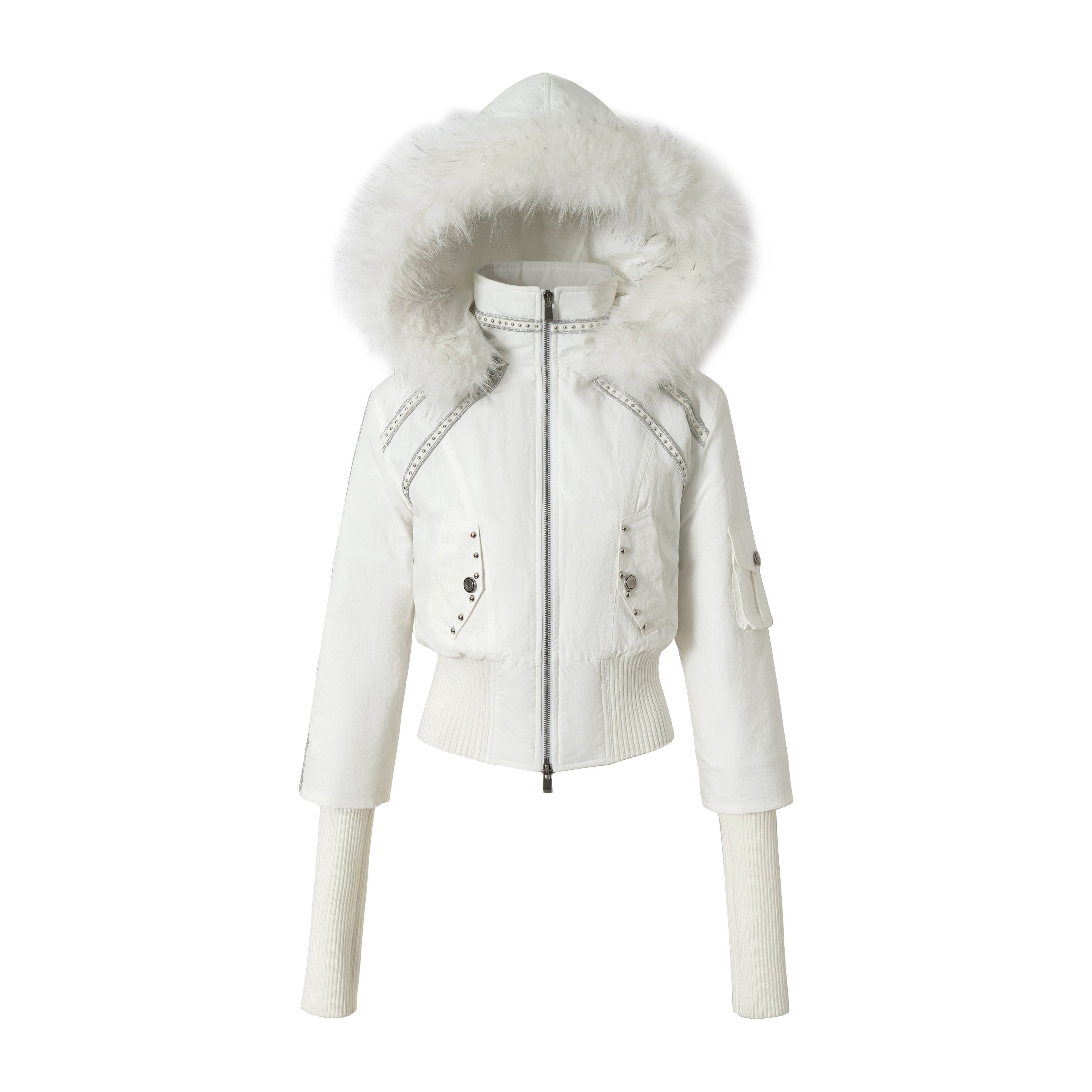 NO_ROMANCE_Edgy_Punk_Slim_Fit_Hooded_Cropped_Short_Sleeve_Zipper_Women_Puffer_Jackets_MISSTT
