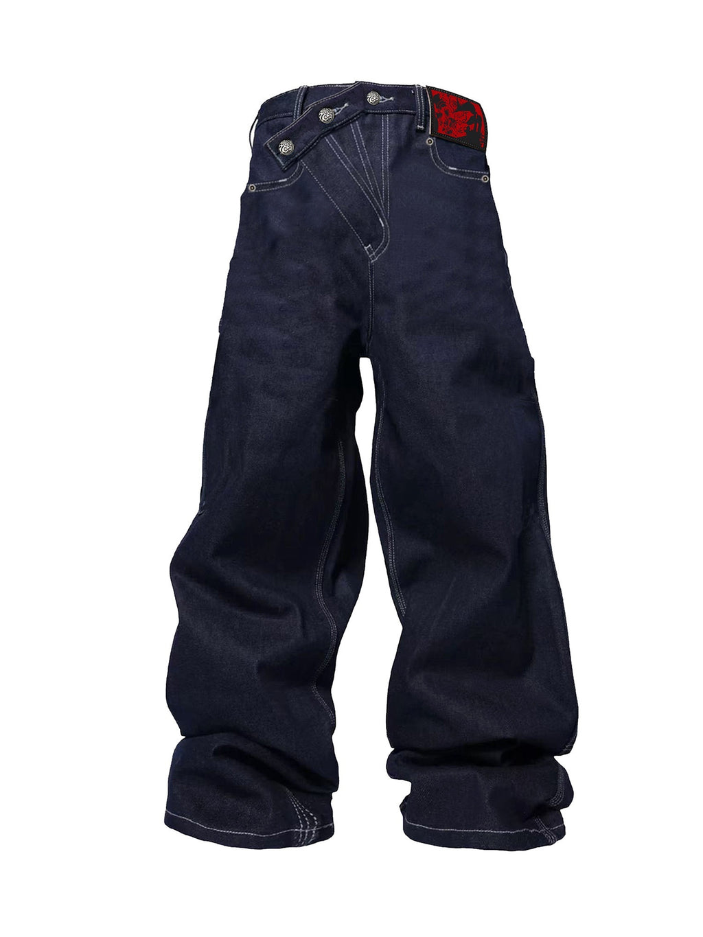 PAIKI_High_Stretch_Washed_Denim_Low_Rise_Studded_Loose_Flare_Casual_Wide-Leg_Jeans_MISSTT