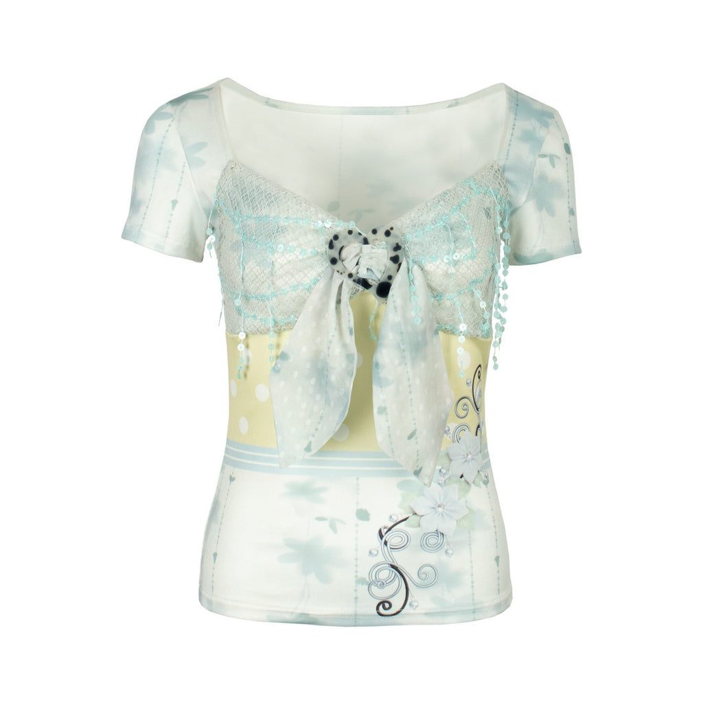 4RE1GN_Floral_Polka_Dot_Sequin_Patchwork_Women's_Short_Sleeve_T-shirts_1045109409729_MISSTT