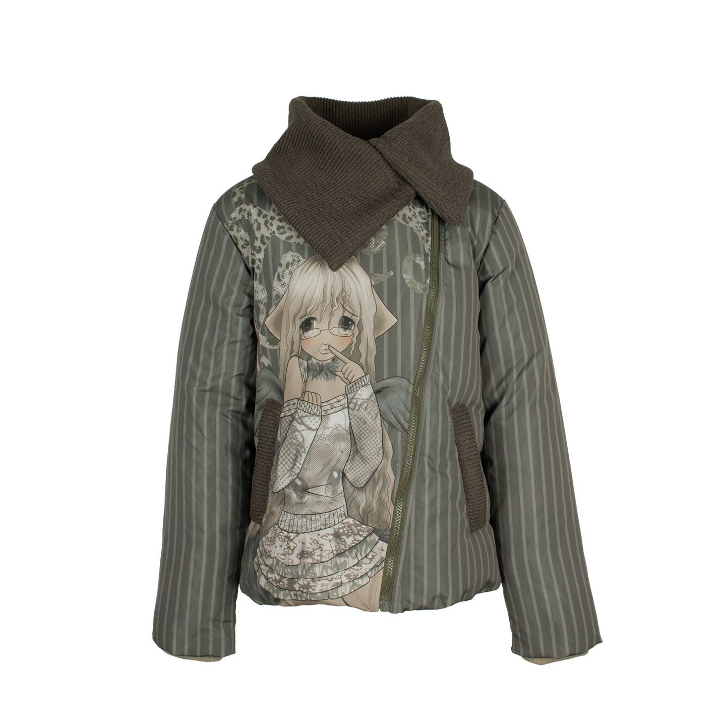 4RE1GN_Striped_Handpainted_Cartoon_Graffiti_Women's_Knit_Collar_Down_Jackets_1001078985696_MISSTT