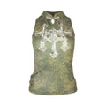 4RE1GN_Triple_Cross_Badge_Floral_Print_Cheongsam_Collar_Button_Slim_Women's_Halter_Tops_1046635267292_MISSTT