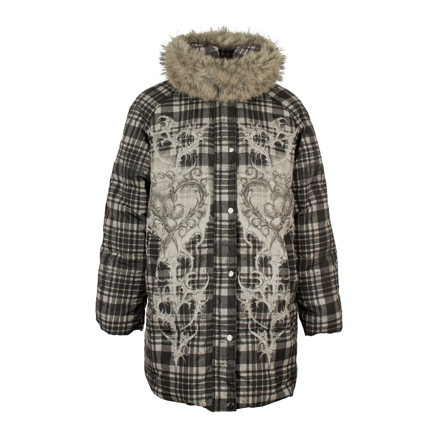 4RE1GN_Vintage_Check_Bear_Heart_Detachable_Fur_Women's_90_White_Duck_Down_Down_Jackets_1001810640315_MISSTT