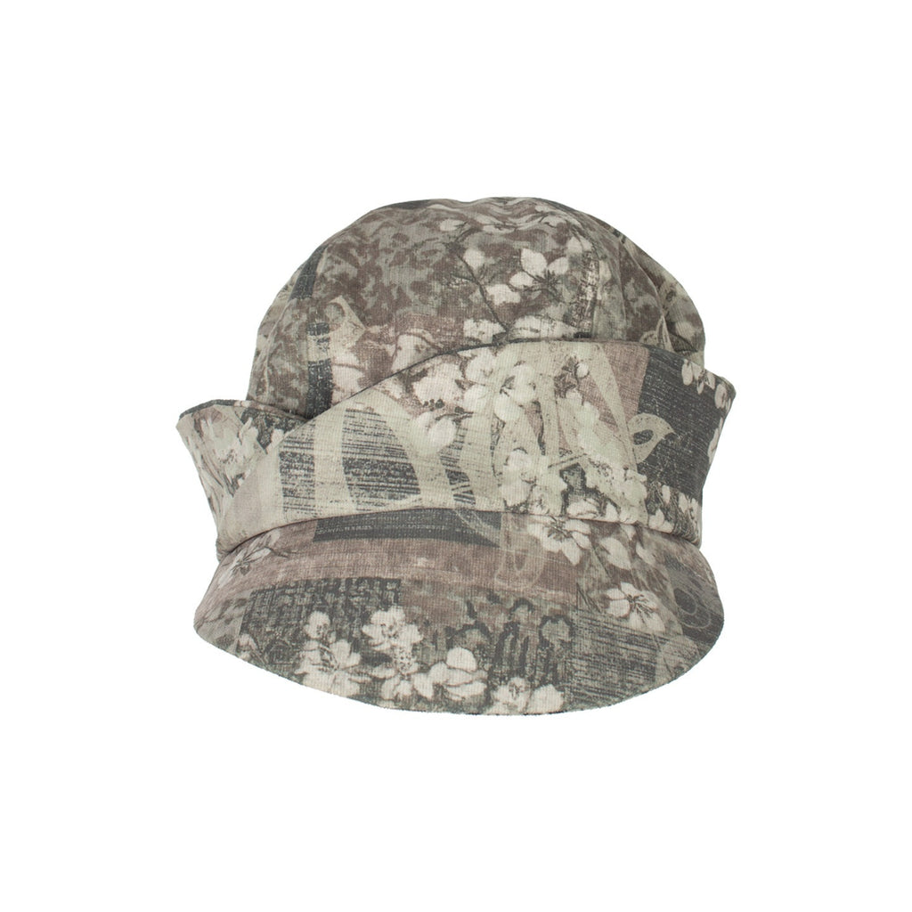 4RE1GN_Vintage_Floral_Antique_Motif_Old_Style_Pattern_Women's_Short_Brim_Hats_1049918076160_MISSTT