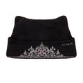 CFIERCE_Embroidered_Casual_Unisex_Youth_Polyester_One_Size_Black_Grey_Knit_Beanie_MISSTT