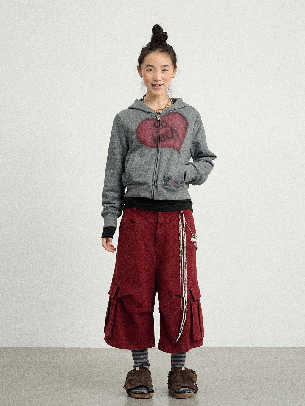 Achihara Weekend Lettering Cropped Hooded Straight Fit Women'S Cotton Hoodies