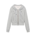 Achihara_Star_Print_Cropped_Zip_Hooded_Slim_Fit_Long_Sleeve_Women'S_Cotton_Hoodies_MISSTT