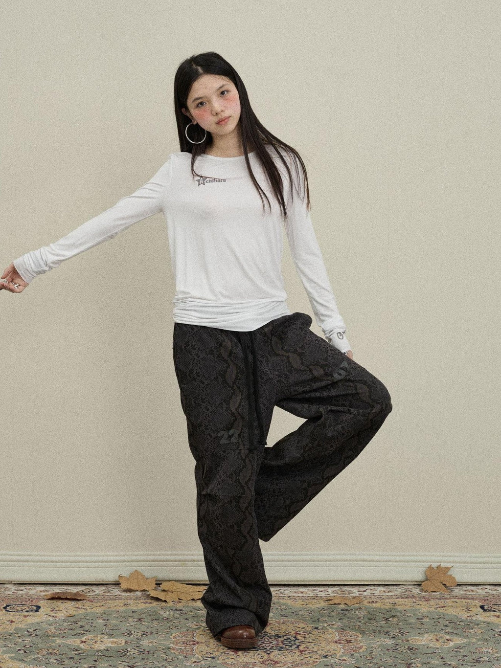 Achihara Jelly 2 0 Four Color Commuter Women'S Modal Long Sleeve T-Shirts