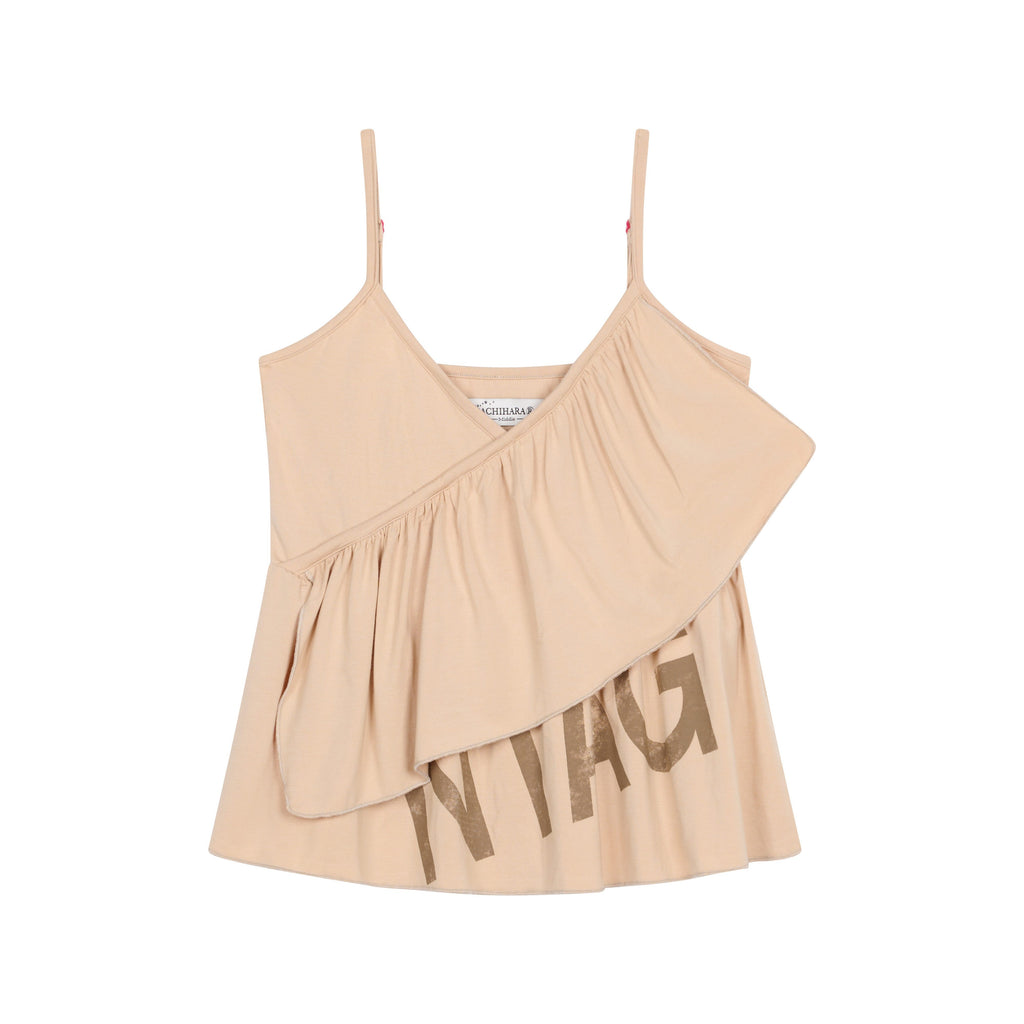 Achihara_Chestnut_Tree_Letter_Print_Loose_Women'S_Viscose_Blend_Camisoles_MISSTT