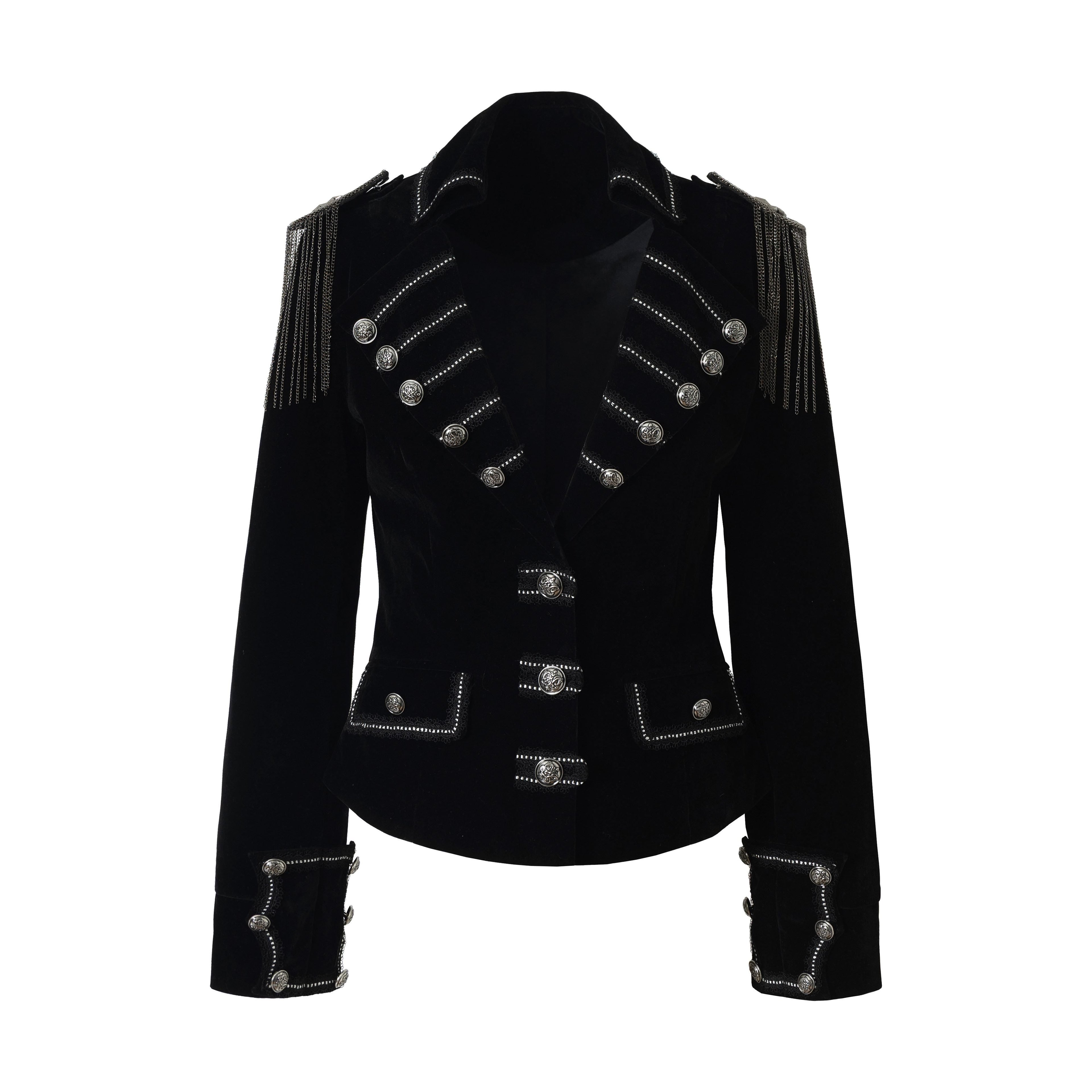 NO_ROMANCE_Light_Fleece_Lined_Fitted_Waist_Button_Long_Sleeve_Black_Cropped_Jackets_MISSTT