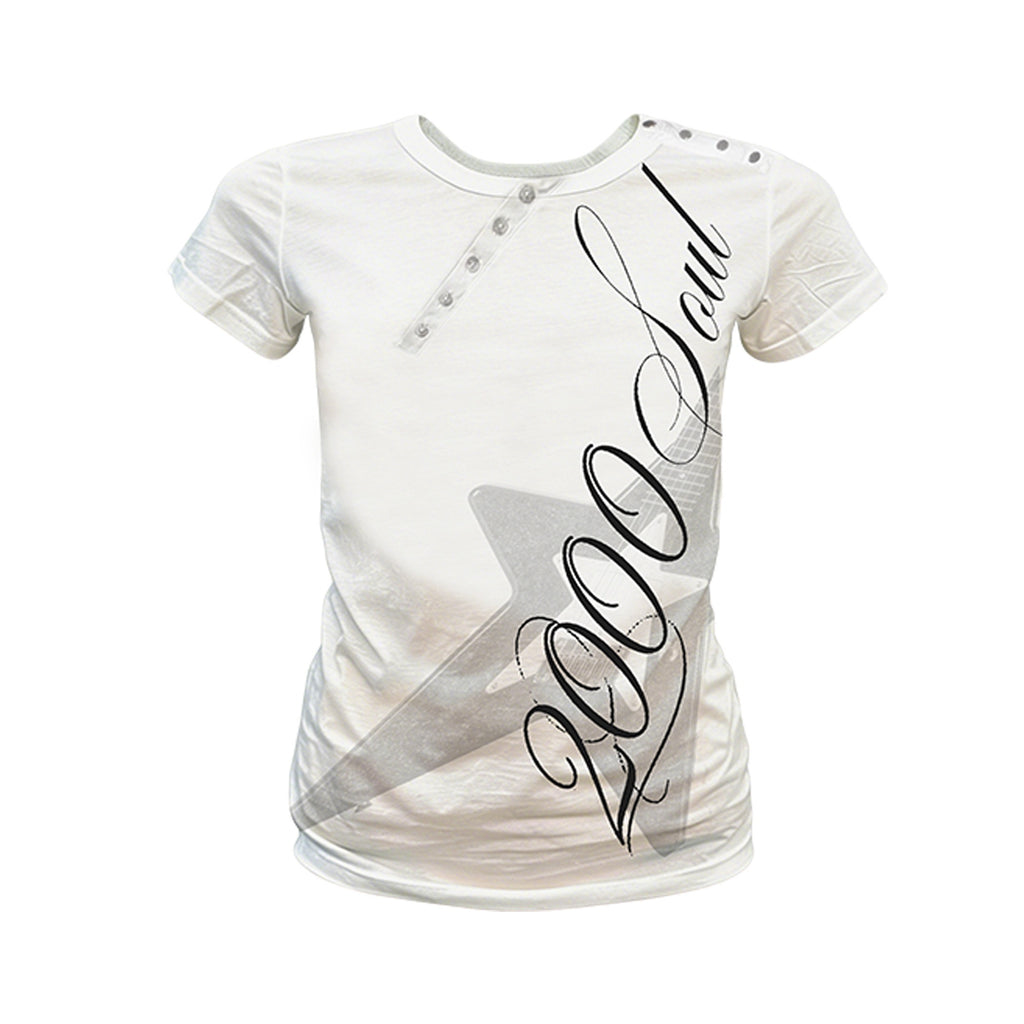 PAIKI_100_Percent_Cotton_Sorona_Rock_Print_Asymmetric_Neck_Unisex_Short_Sleeve_T-Shirts_MISSTT