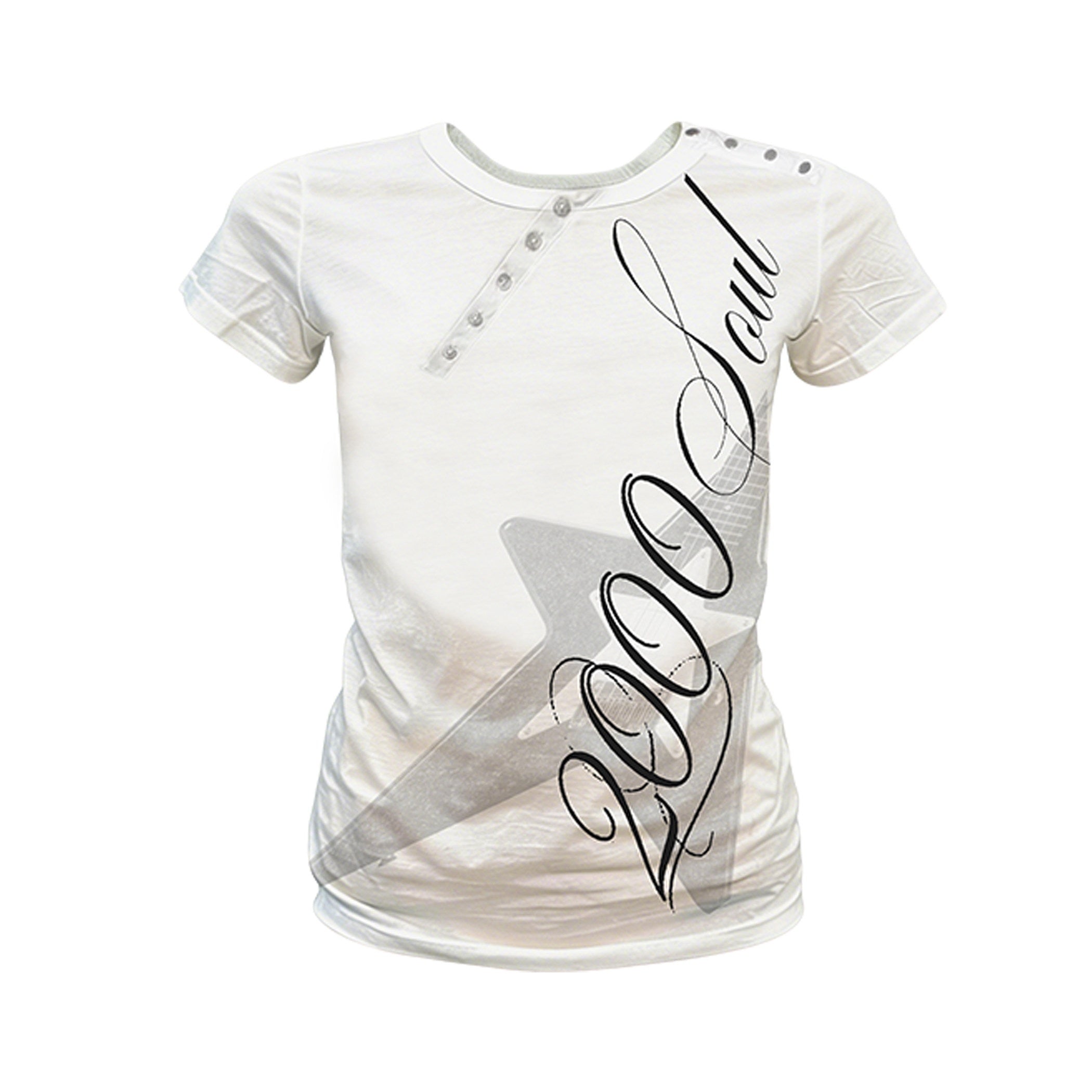 PAIKI_100_Percent_Cotton_Sorona_Rock_Print_Asymmetric_Neck_Unisex_Short_Sleeve_T-Shirts_MISSTT