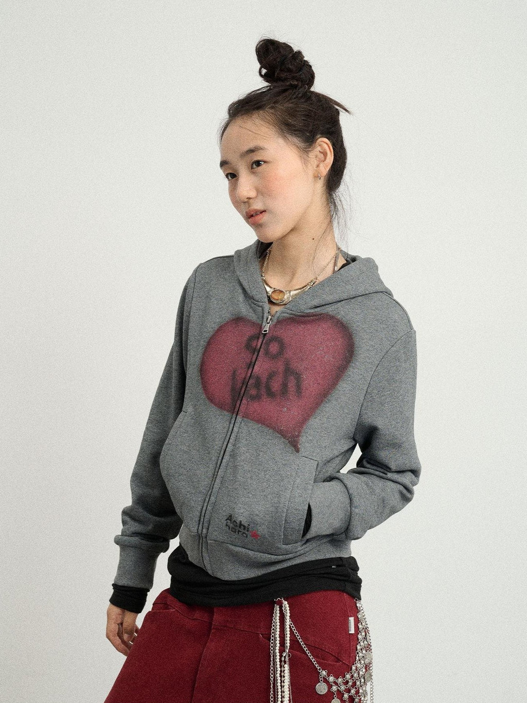 Achihara Weekend Lettering Cropped Hooded Straight Fit Women'S Cotton Hoodies