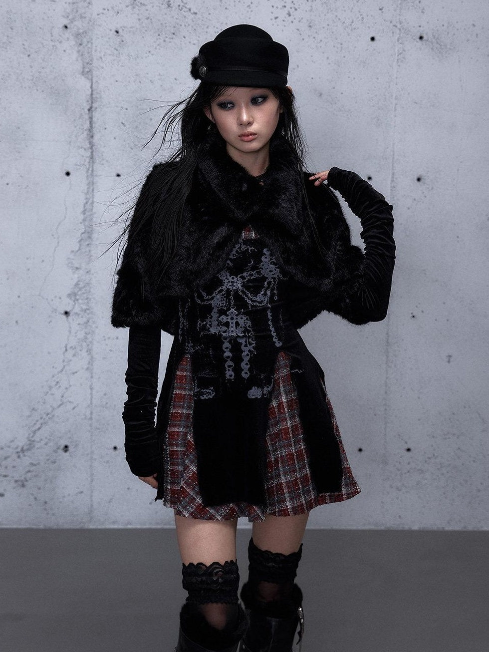 NO ROMANCE Vintage Puff Sleeve Square Neck Slim A Line Citywalk Party Casual Mini Dresses