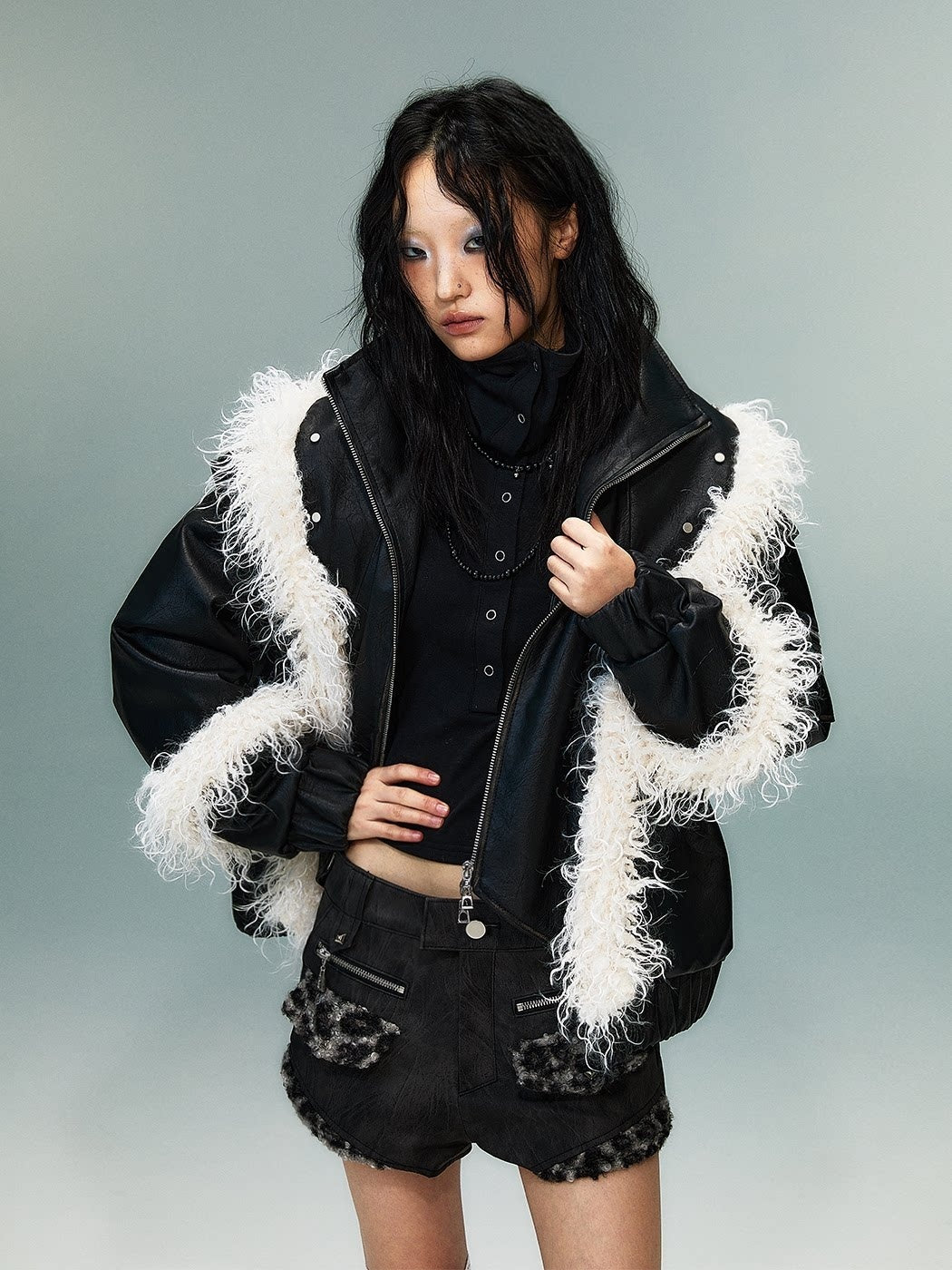 Frustration_Garden_Warm_Pu_Faux_Two_Piece_Distressed_Fur_Patchwork_Loose_Women_Cropped_Jackets_MISSTT