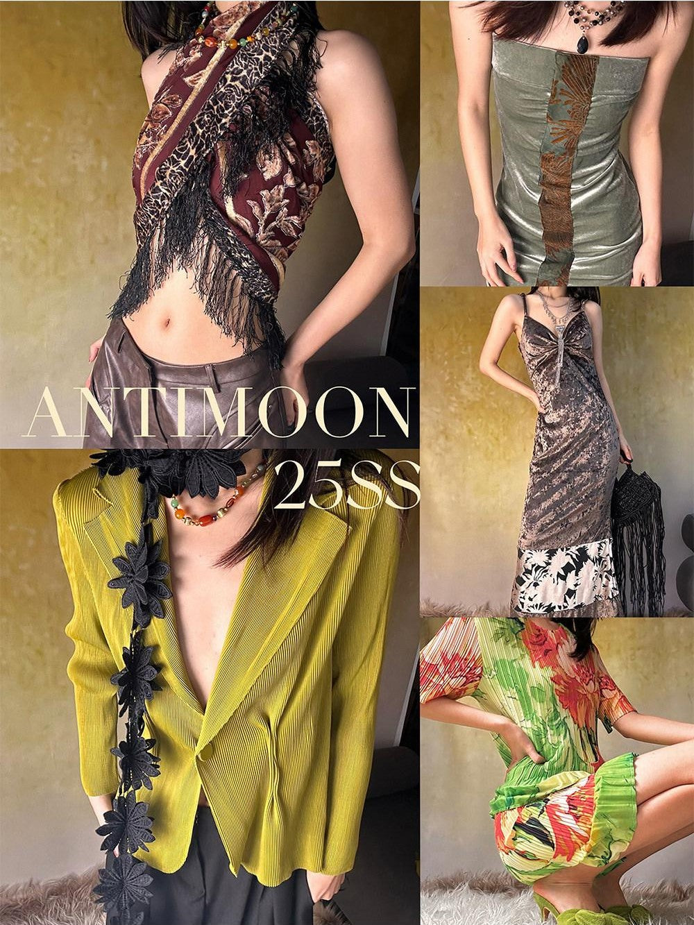 ANTIMOON Black White Line Print Strappy V-neck Women's Polyester Boho Maxi Dresses